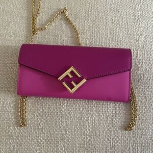 Fendi Contiental Chain Wallet